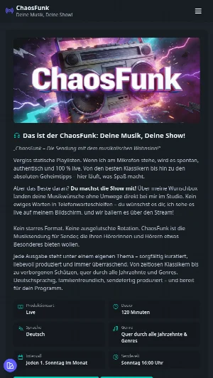 Screenshot ChaosFunk – Mobil