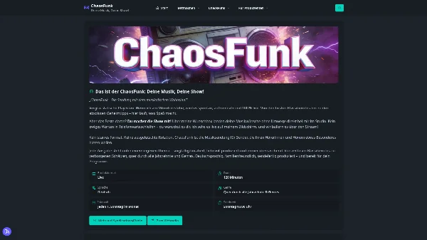 Screenshot ChaosFunk – Desktop
