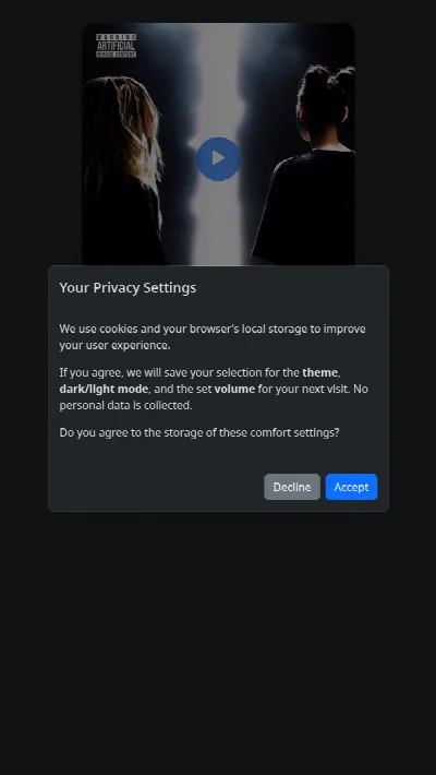 Screenshot LB Player – Tablet