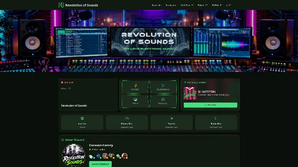 Screenshot Revolution of Sounds – Desktop